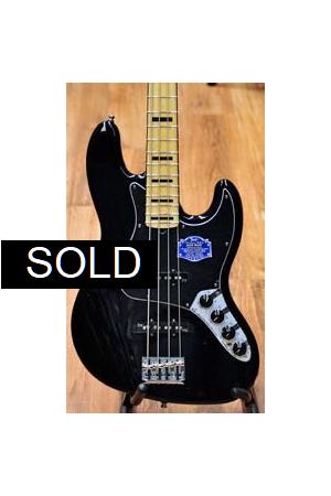 Fender American Deluxe Jazz Bass IV Black-Maple Fender American Deluxe Jazz Bass IV Black-Maple